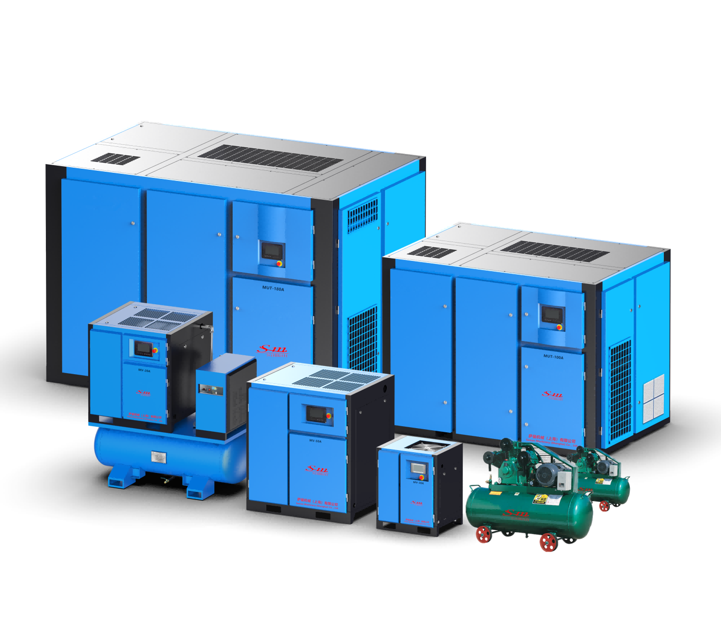 Treatment method for lubricating oil inlet of permanent magnet variable frequency air compressor